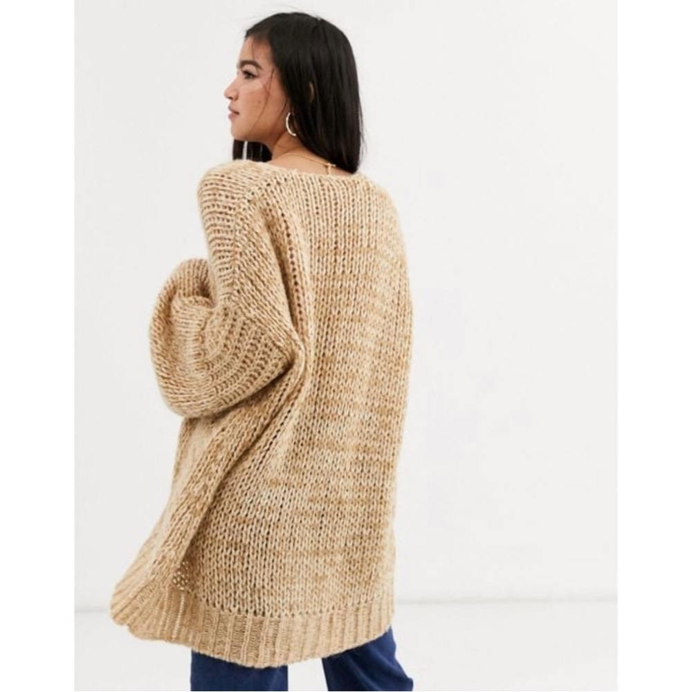 NWT | Free People Home Town Cardigan Chunky Knit Oversized | Size US XL - Picture 6 of 16